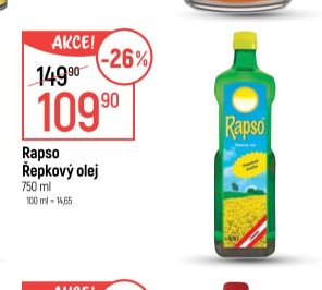 Rapso Řepkový olej
