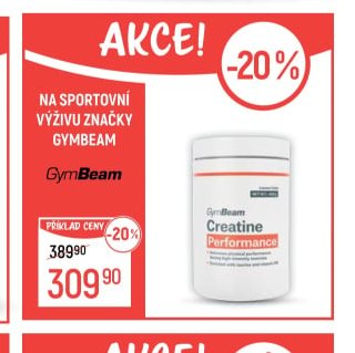Sportovní výživa značky GymBeam