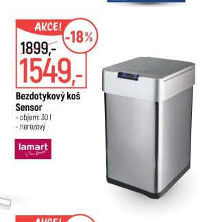 Bezdotykový koš Lamart Sensor