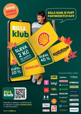 aktuální leták BILLA 16.9.2026-22.9.2026