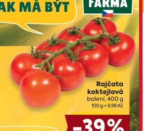 Rajčata koktejlová