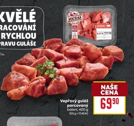 Vepřový guláš porcovaný