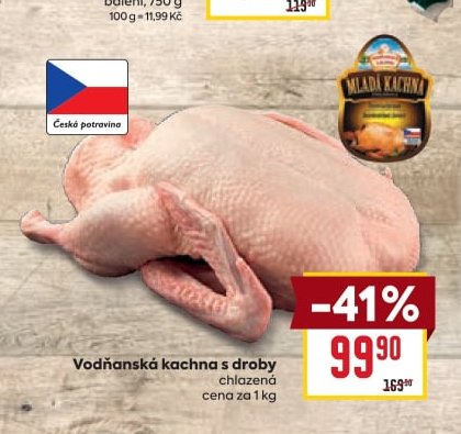 Vodňanská kachna s droby