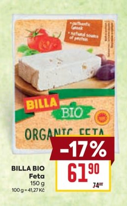 BILLA BIO Feta