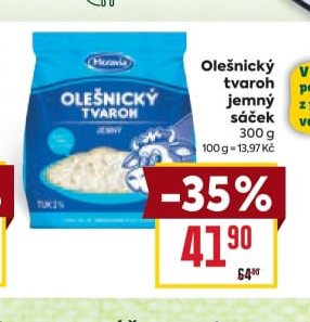 Olešnický tvaroh jemný sáček