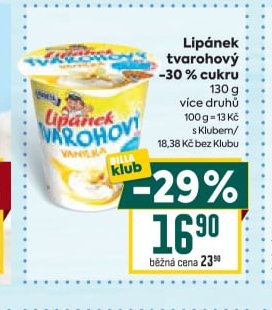 Lipánek tvarohový