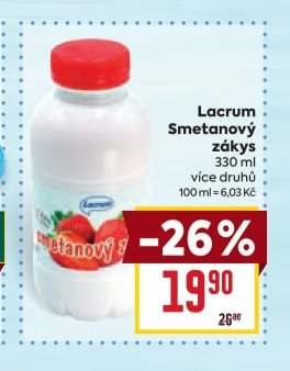 Lacrum Smetanový zákys