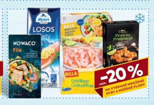 Losos, Nowaco filé, Billa krevety