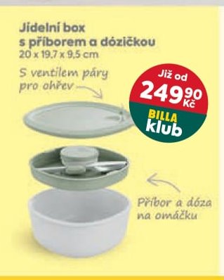 Jídelní box s příborem a dózičkou