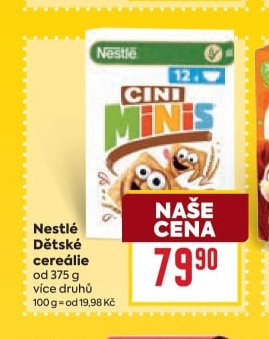 Nestlé Dětské cereálie