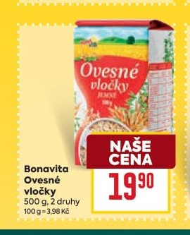 Bonavita Ovesné vločky