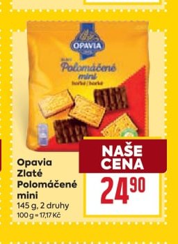 Opavia Zlaté Polomáčené mini 145 g