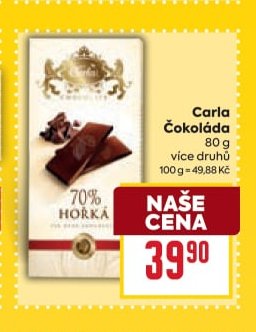 Carla Čokoláda 80 g