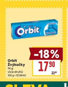 Orbit Žvýkačky 14 g