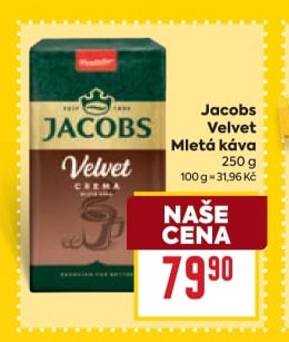 Jacobs Velvet Mletá káva
