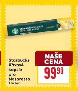 Starbucks Kávové kapsle pro Nespresso