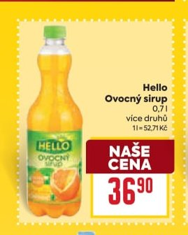 Hello Ovocný sirup