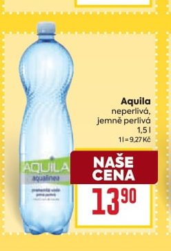 Aquila neperlivá, jemně perlivá