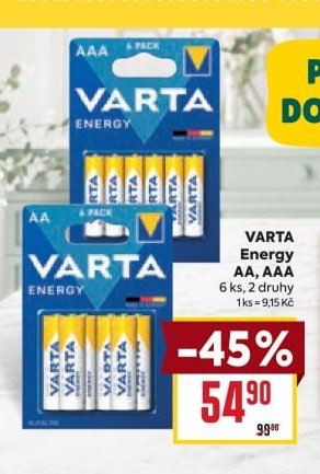 VARTA Energy AAA, AA