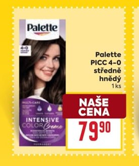 Palette PICC 4-0 středně hnědý