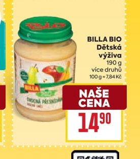 BILLA BIO Dětská výživa