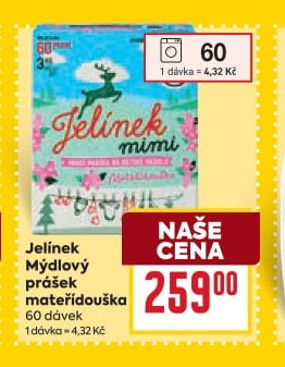 Jelinek Mýdlový prášek mateřídouška