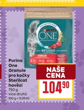Purina One Granule pro kočky Sterilcat