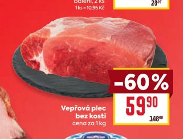 Vepřová plec bez kosti