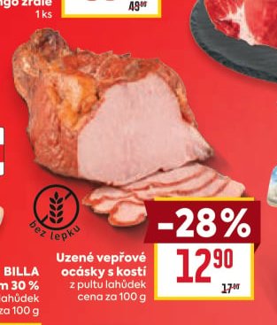 Uzené vepřové ocásky s kostí