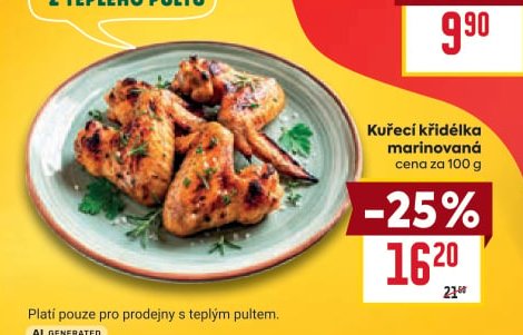 Kuřecí křidélka marinovaná