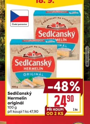 Sedlčanský Hermelín originál