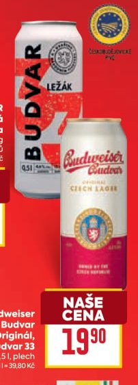 Budvar Budweiser Budvar Original