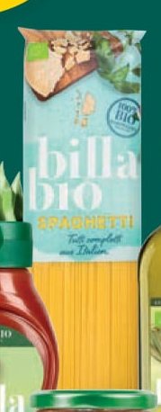 Billa BIO Spaghetti
