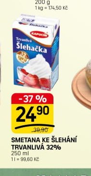 SMETANA KE ŠLEHÁNÍ TRVANLIVÁ 32%