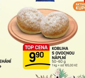 KOBLIHA S OVOCNOU NÁPLNÍ
