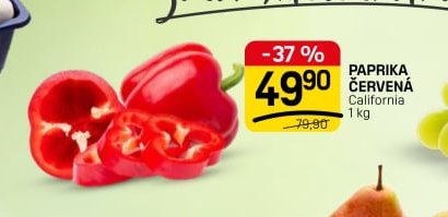 Paprika červená