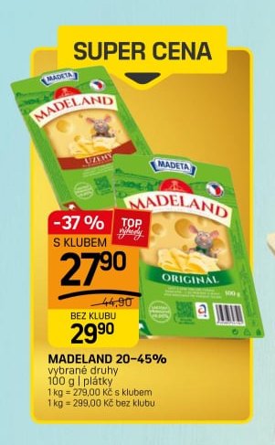 MADELAND 20-45% vybrané druhy