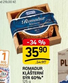 ROMADUR KLÁŠTERNÍ SÝR 60%
