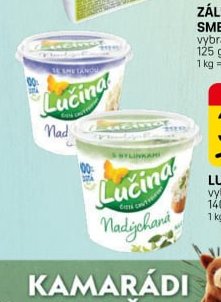 LUČINA NADÝCHANÁ vybrané druhy