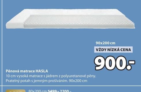 Pěnová matrace HASLA