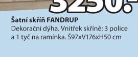 Šatní skříň FANDRUP