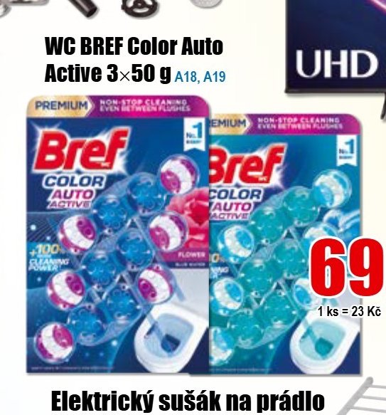WC BREF Color Auto Active 3x50 g
