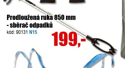 Prodloužená ruka 850 mm