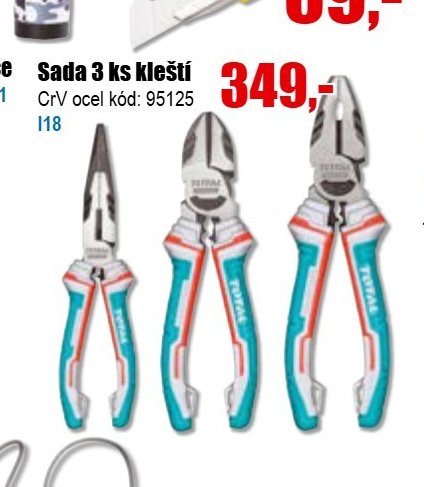 Sada 3 ks kleští