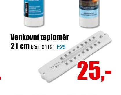 Venkovní teploměr 21 cm