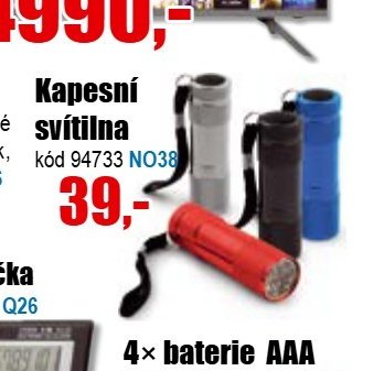 Kapesní svítilna