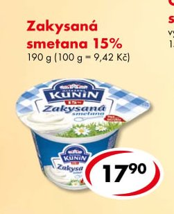 Zakysaná smetana 15%