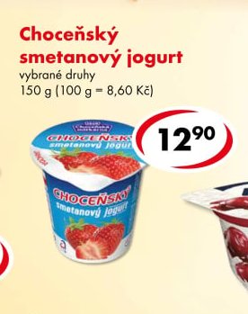 Choceňský smetanový jogurt