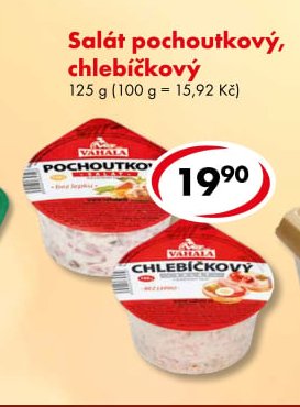 Salát pochoutkový, chlebíčkový