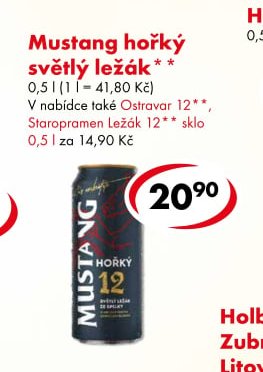 Mustang hořký světlý ležák
